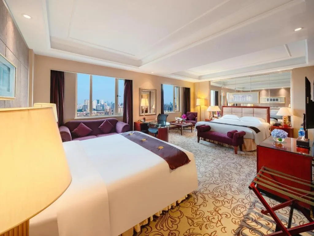 Bed in Chengdu Taihe International Hotel