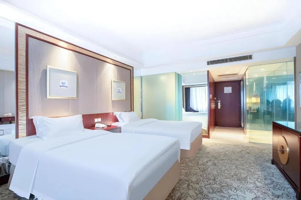 Bed in Chengdu Taihe International Hotel