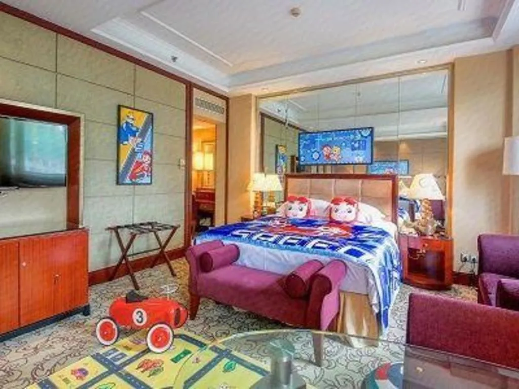 Bed in Chengdu Taihe International Hotel