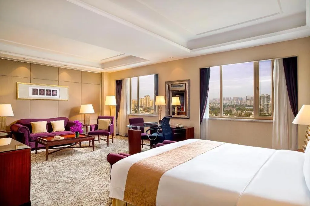 Bed in Chengdu Taihe International Hotel