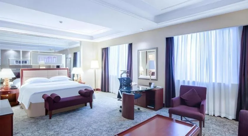 Bed in Chengdu Taihe International Hotel
