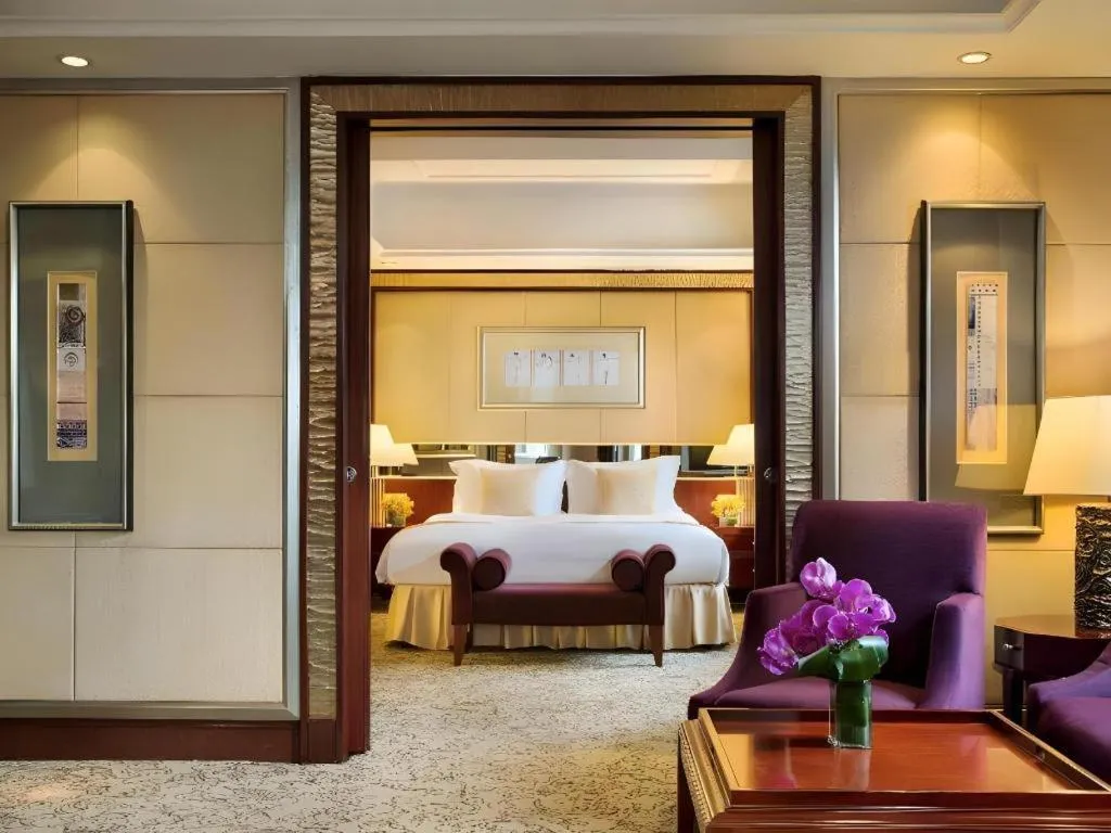 Bed in Chengdu Taihe International Hotel