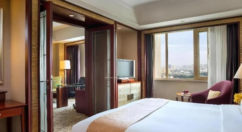 Bed in Chengdu Taihe International Hotel