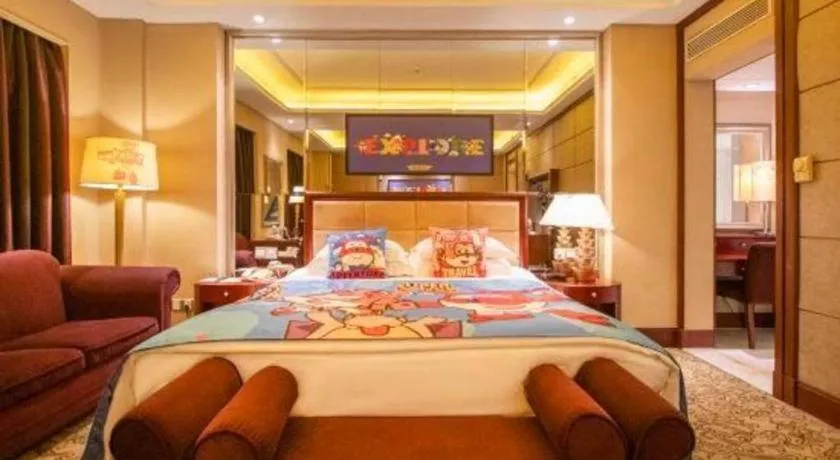 Bed in Chengdu Taihe International Hotel