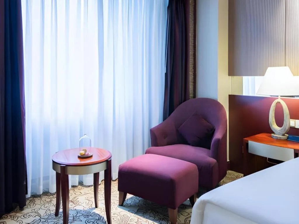 Bed in Chengdu Taihe International Hotel