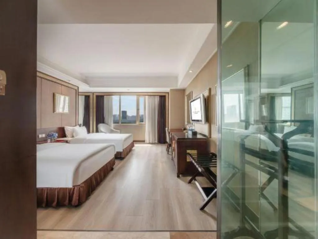 Bed in Chengdu Taihe International Hotel