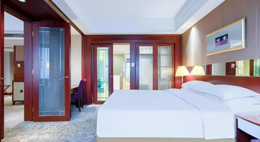 Bed in Chengdu Taihe International Hotel