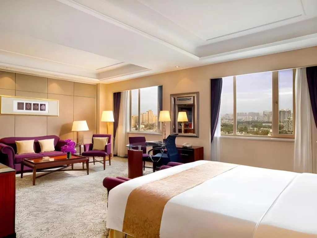 Bed in Chengdu Taihe International Hotel