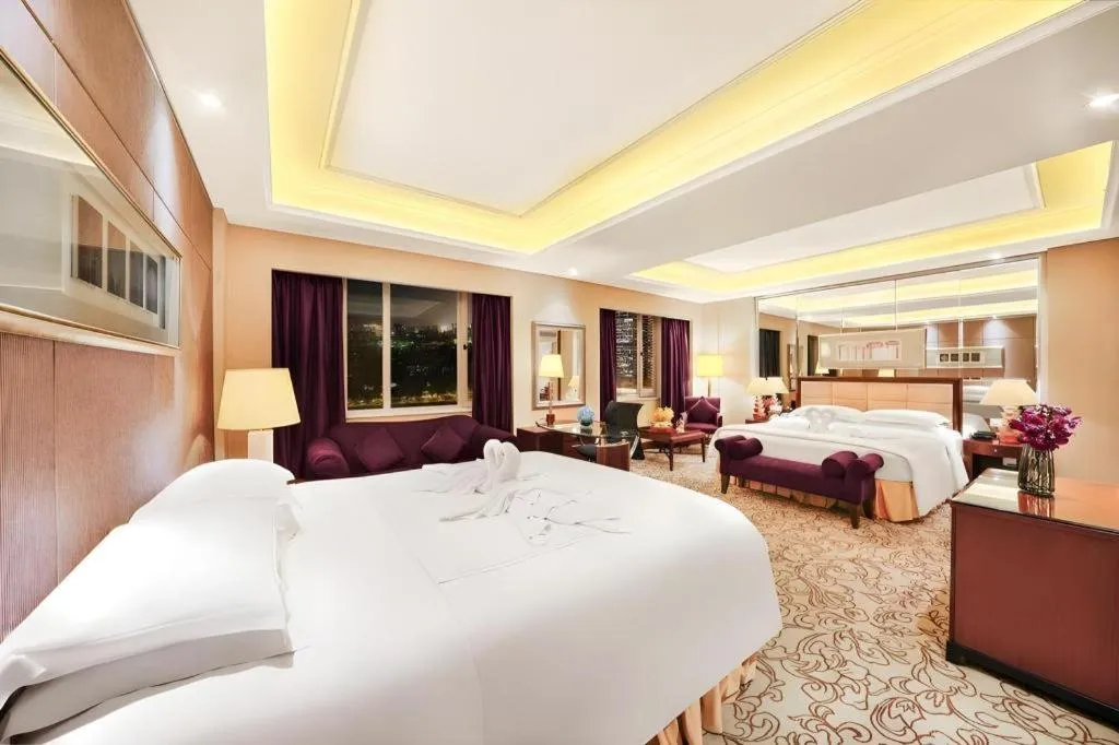 Bed in Chengdu Taihe International Hotel