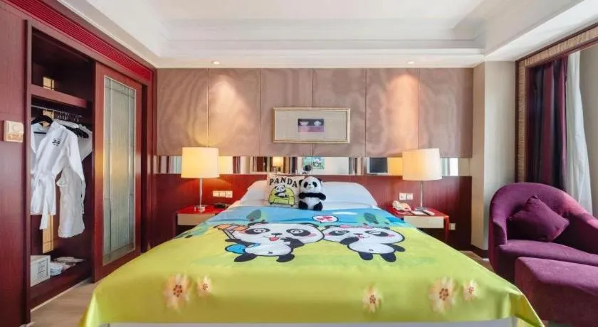 Bed in Chengdu Taihe International Hotel