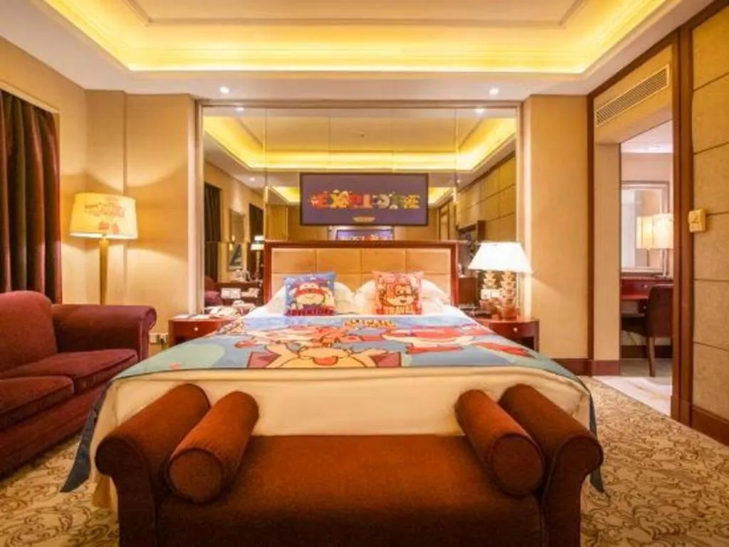 Bed in Chengdu Taihe International Hotel