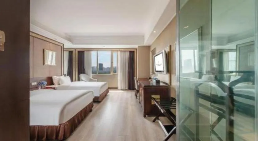 Bed in Chengdu Taihe International Hotel