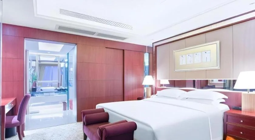 Bed in Chengdu Taihe International Hotel
