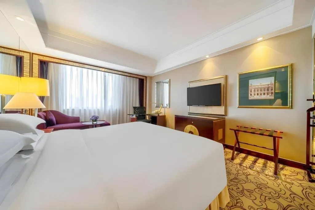 Bed in Chengdu Taihe International Hotel