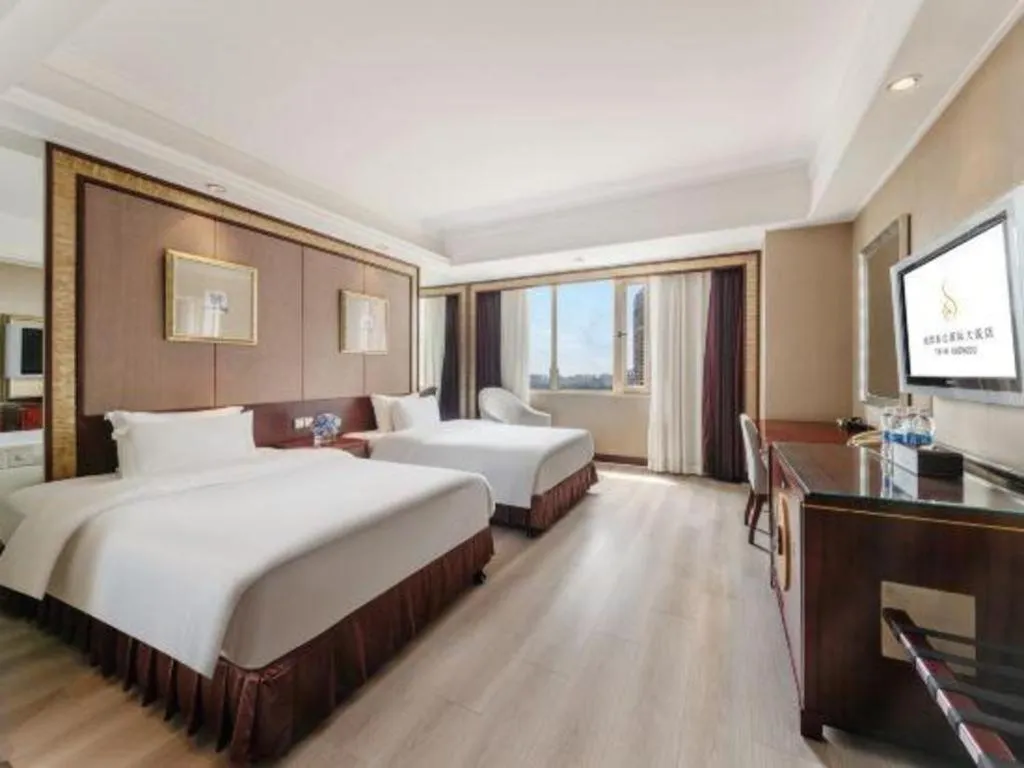 Bed in Chengdu Taihe International Hotel
