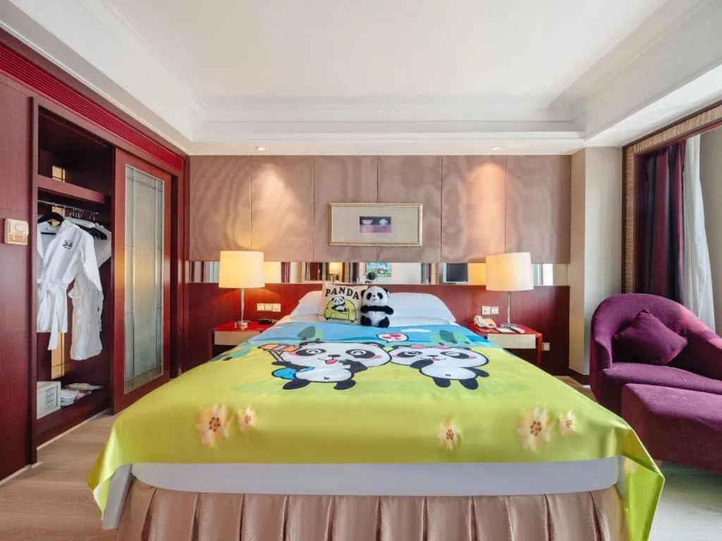 Bed in Chengdu Taihe International Hotel