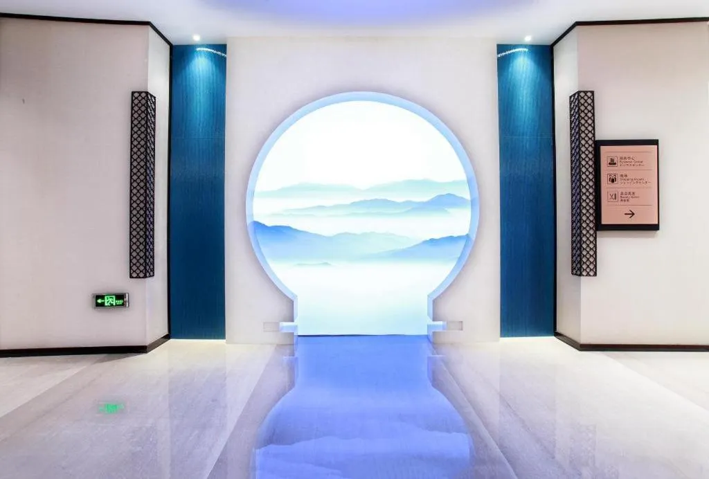 Bed in Xiamen Jingmin Central Hotel