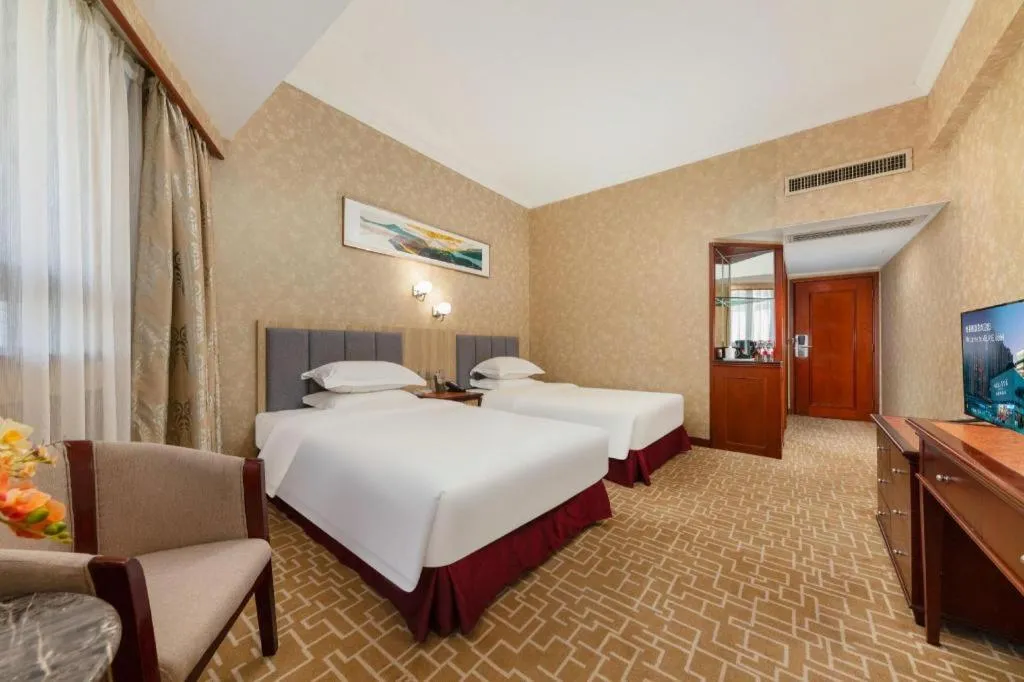 Bed in Century Plaza Hotel