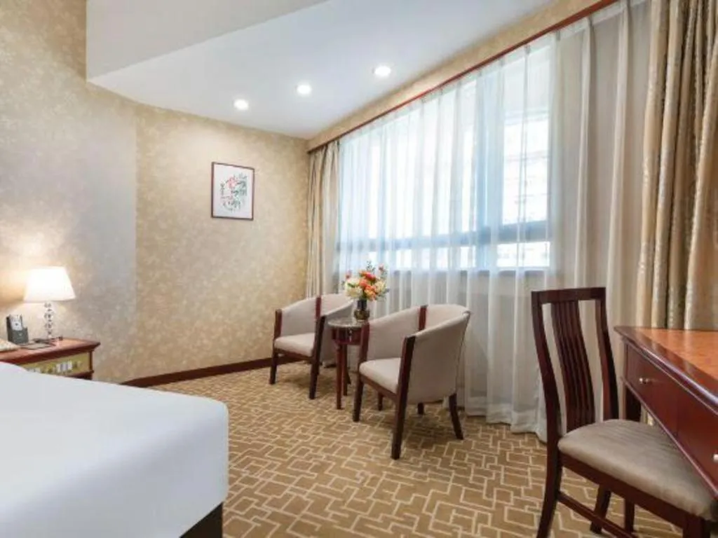 Bed in Century Plaza Hotel