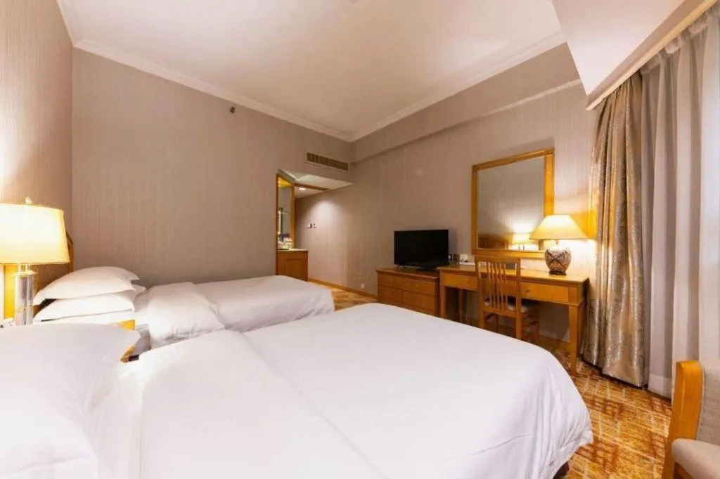 Bed in Century Plaza Hotel