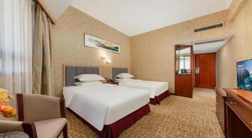 Bed in Century Plaza Hotel