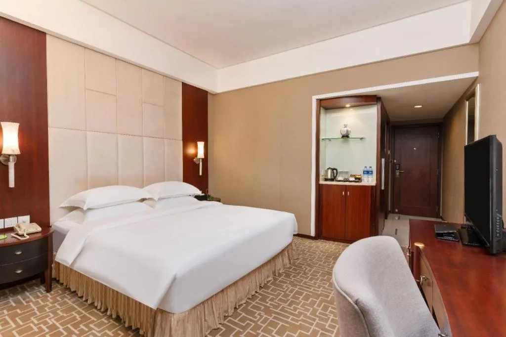 Bed in Century Plaza Hotel