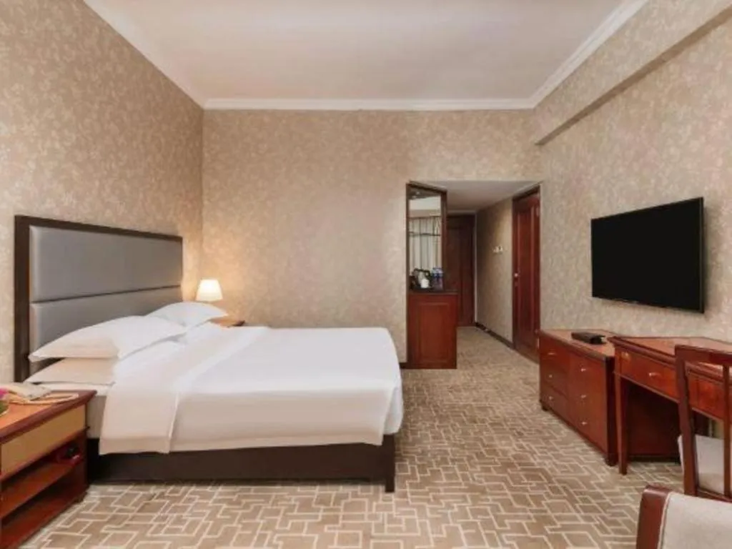 Bed in Century Plaza Hotel