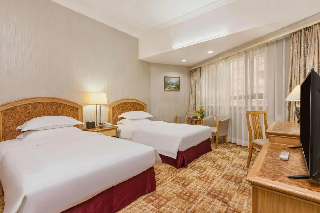 Bed in Century Plaza Hotel