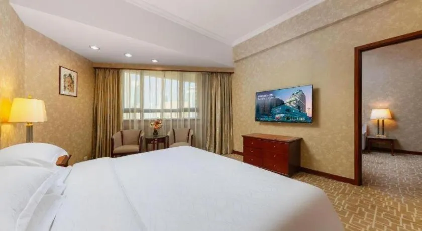 Bed in Century Plaza Hotel