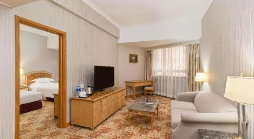 Bed in Century Plaza Hotel