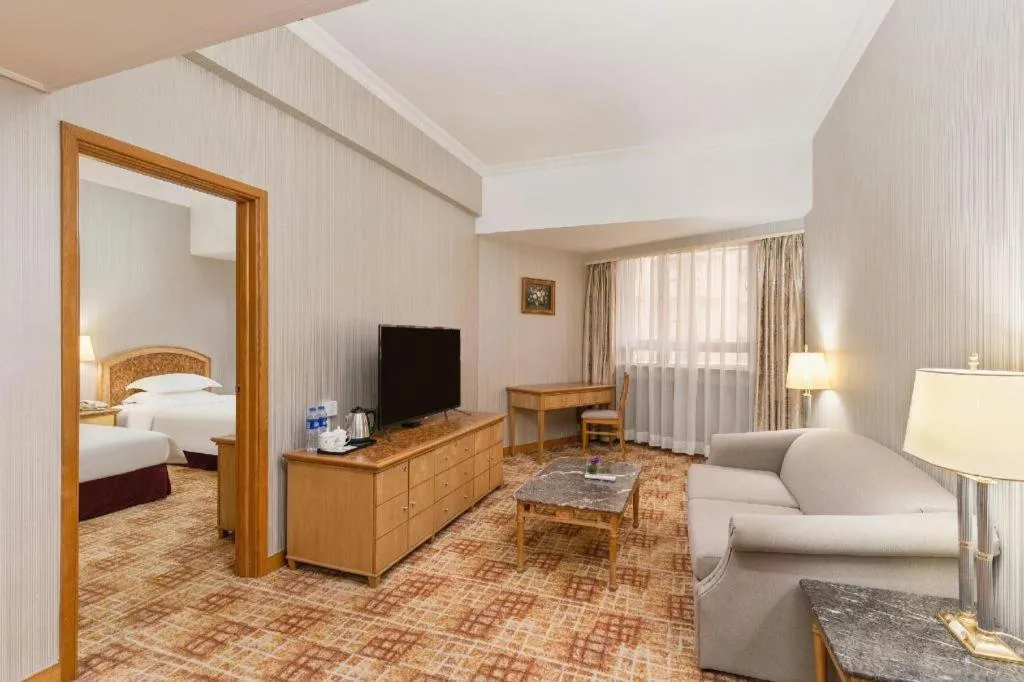 Bed in Century Plaza Hotel