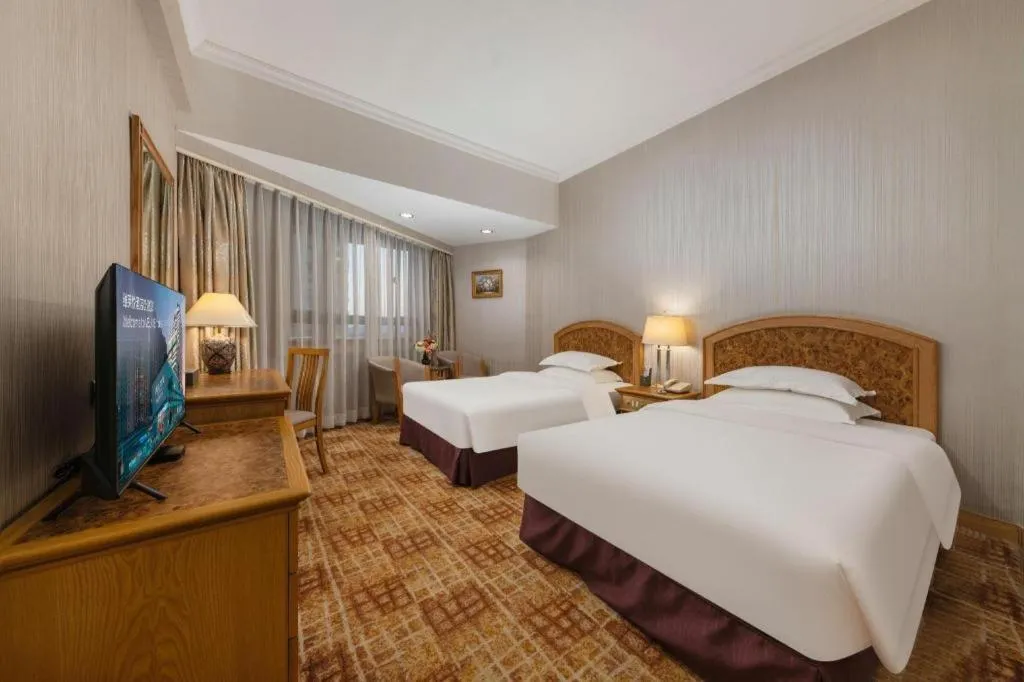 Bed in Century Plaza Hotel