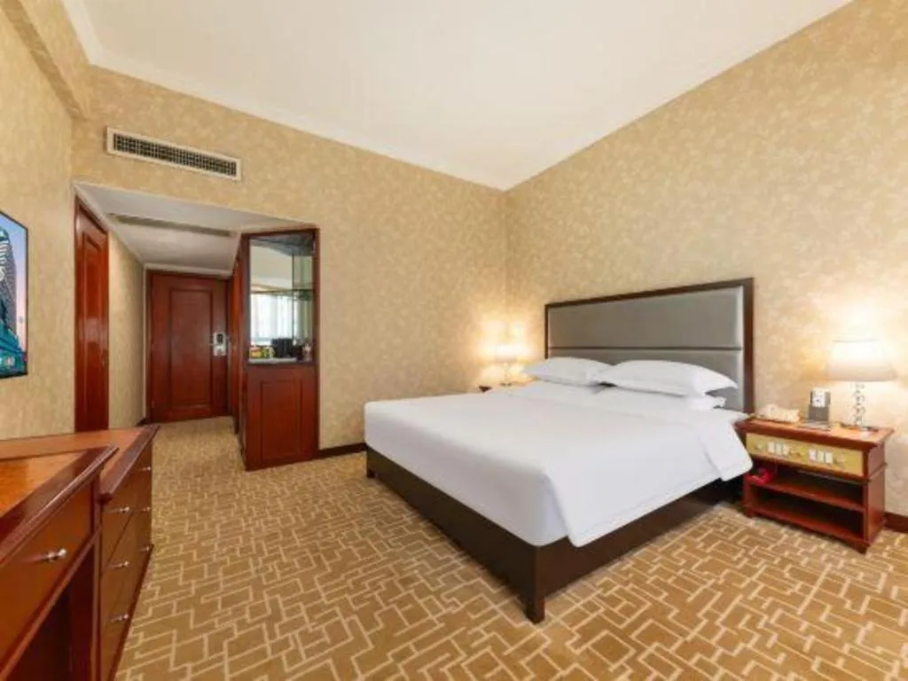 Bed in Century Plaza Hotel