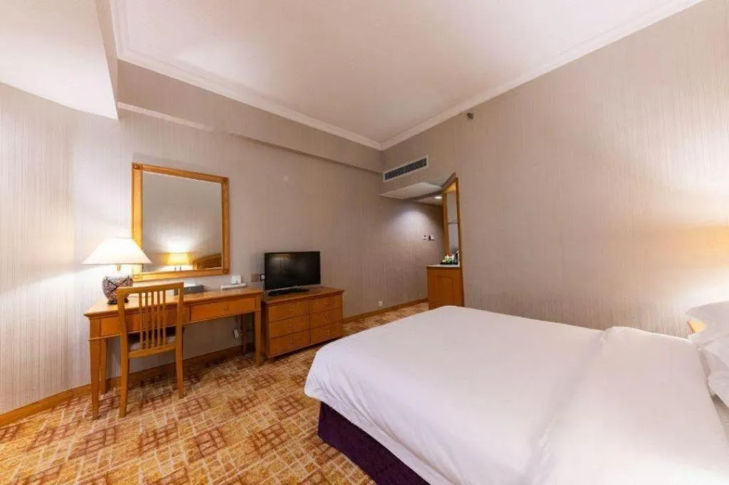 Bed in Century Plaza Hotel