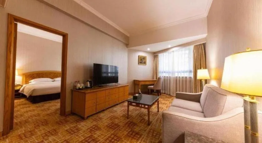 Bed in Century Plaza Hotel