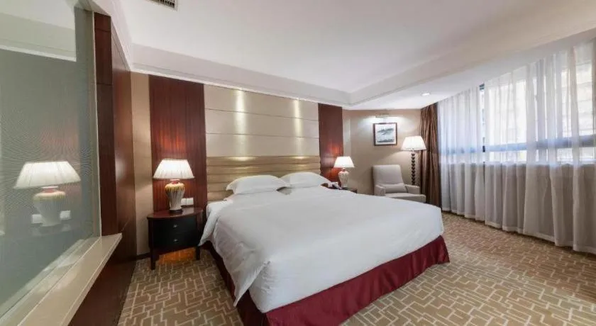 Bed in Century Plaza Hotel