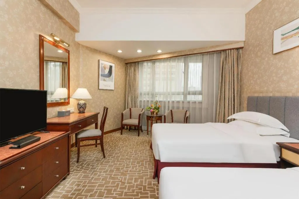 Bed in Century Plaza Hotel