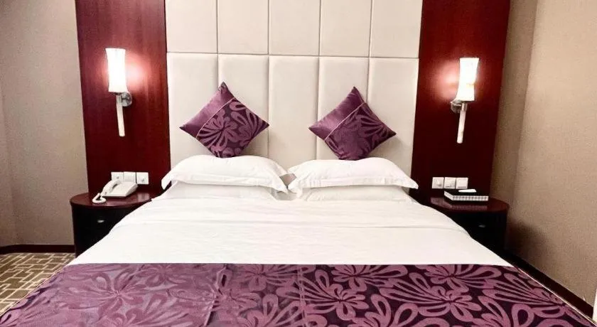 Bed in Century Plaza Hotel