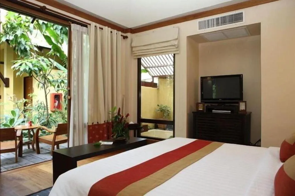 Bed in Baan Talay Dao Resort