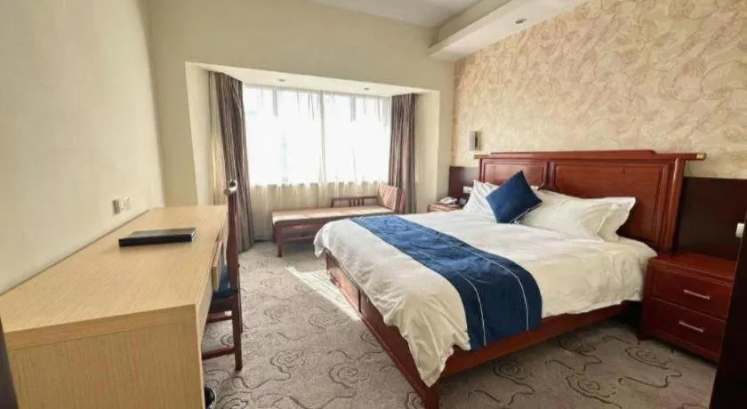 Bed in NanYing Hotel Shanghai