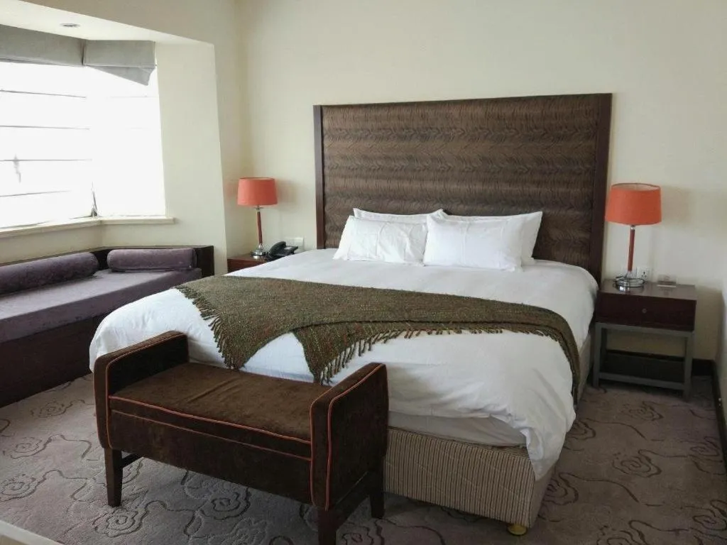 Bed in NanYing Hotel Shanghai