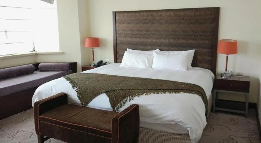 Bed in NanYing Hotel Shanghai