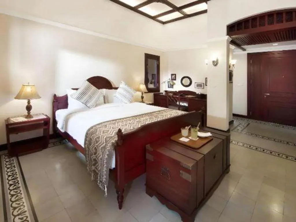 Bed in Le Bel Air Resort Luang Prabang