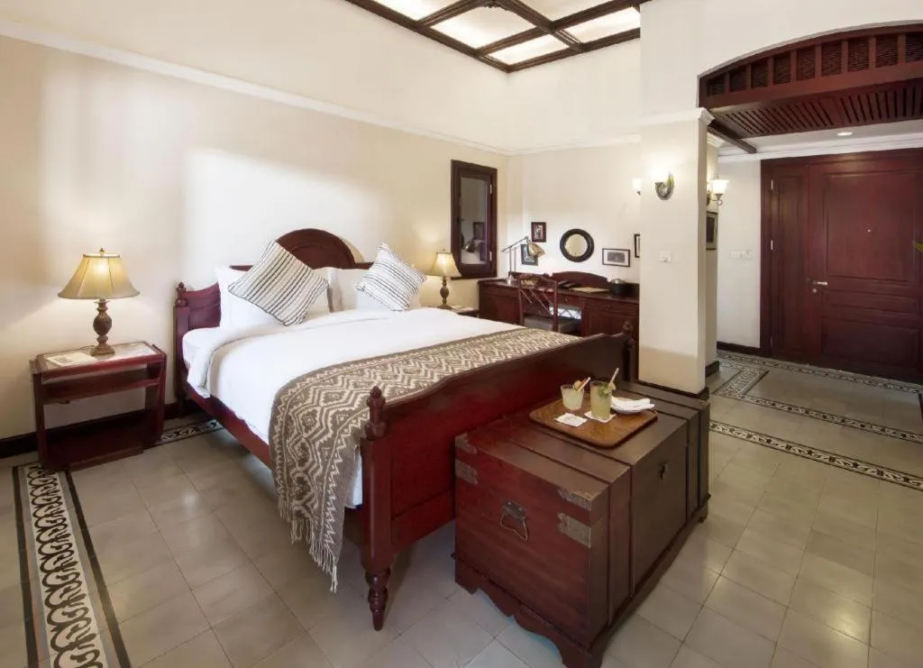 Bed in Le Bel Air Resort Luang Prabang