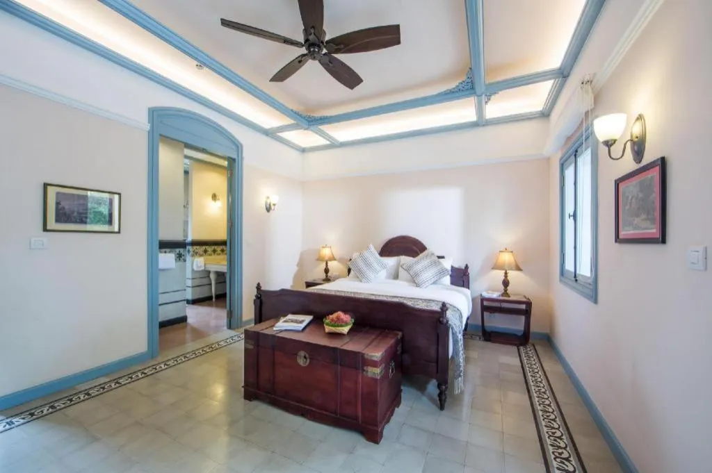 Bed in Le Bel Air Resort Luang Prabang