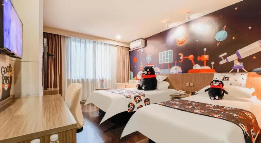 Bed in Jinjiang Inn Select Wuhan Xinhua Road Xiehe Hospital