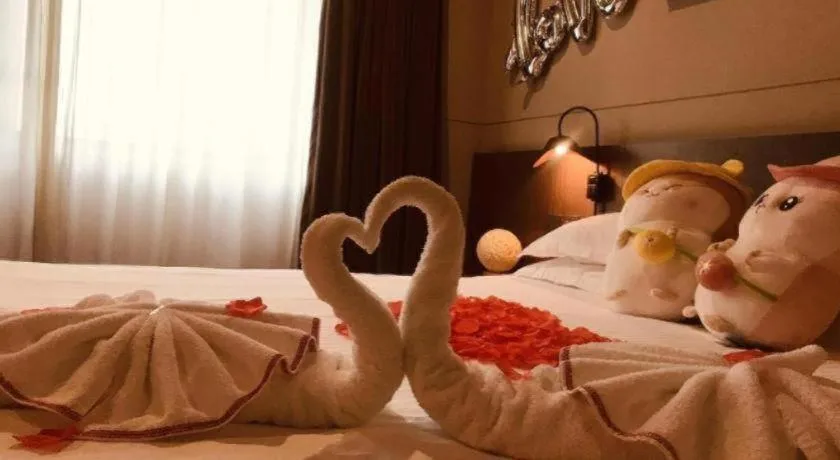 Bed in Jinjiang Inn Select Wuhan Xinhua Road Xiehe Hospital