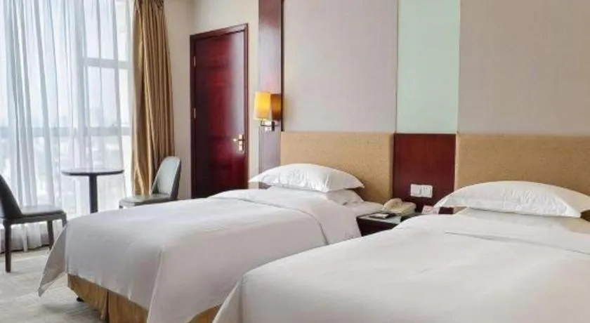 Bed in Golden Diamond Hotel Zhongshan