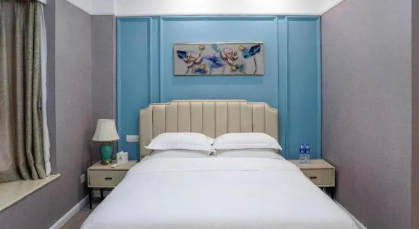 Bed in Golden Diamond Hotel Zhongshan