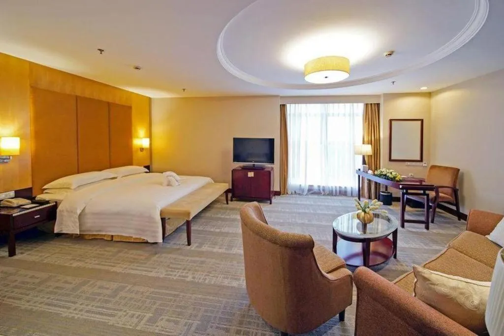 Bed in Golden Diamond Hotel Zhongshan